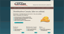 Desktop Screenshot of papeleracanaan.com.ar